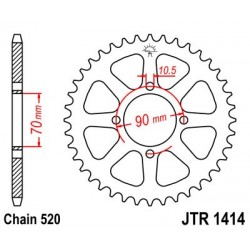 Foaie spate JT JTR 1414-43 43T, 520 Foaie spate JT JTR 1414-43 43T, 520