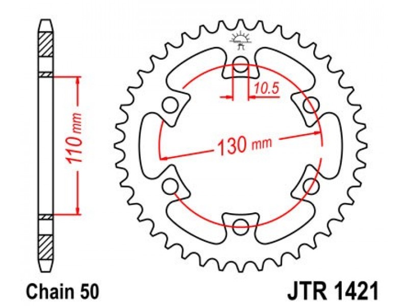Foaie spate JT JTR 1421-40 40T, 530