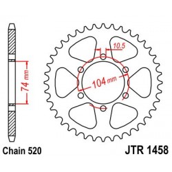 Foaie spate JT JTR 1458-40 40T, 520 Foaie spate JT JTR 1458-40 40T, 520