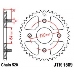 Foaie spate JT JTR 1509-41 41T, 520 Foaie spate JT JTR 1509-41 41T, 520