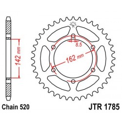 Foaie spate JT JTR 1785-48 48T, 520 Foaie spate JT JTR 1785-48 48T, 520