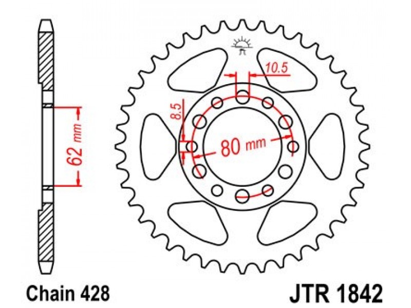 Foaie spate JT JTR 1842-47 47T, 428
