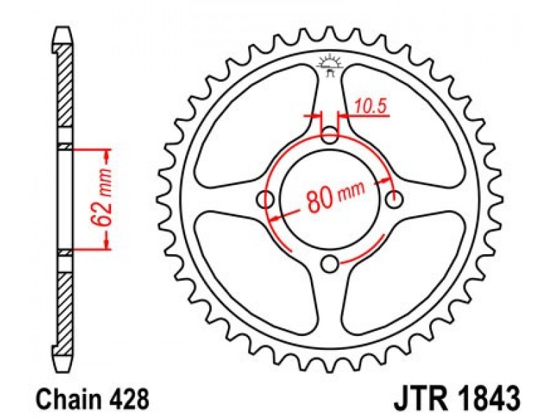 Foaie spate JT JTR 1843-49 49T, 428
