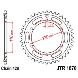 Foaie spate JT JTR 1870-44 44T, 428 Foaie spate JT JTR 1870-44 44T, 428