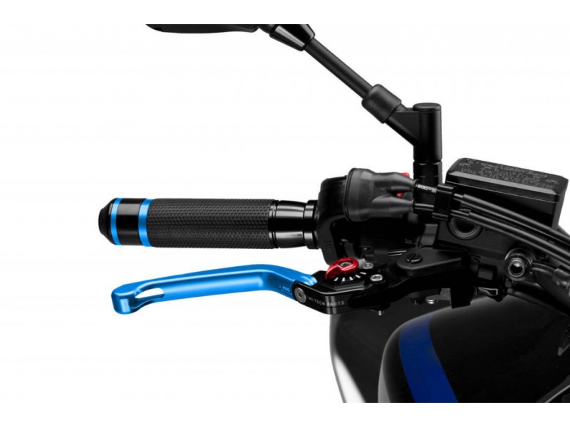 Brake lever without adapter PUIG 3.0 110AR foldable blue/red