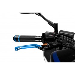 Brake lever without adapter PUIG 3.0 110AT foldable blue/orange Brake lever without adapter PUIG 3.0 110AT foldable blue/orange