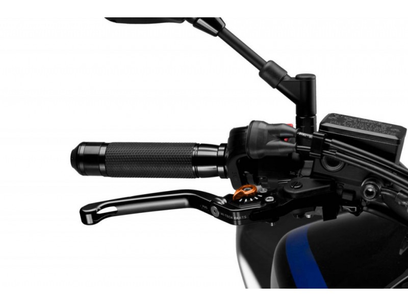 Brake lever without adapter PUIG 3.0 110NT foldable black/orange