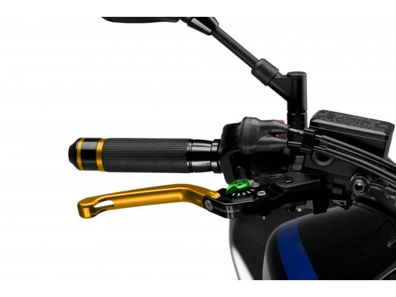 Brake lever without adapter PUIG 3.0 110OV foldable gold/green