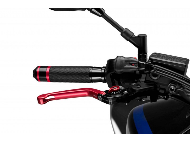 Brake lever without adapter PUIG 3.0 110RR foldable red/red