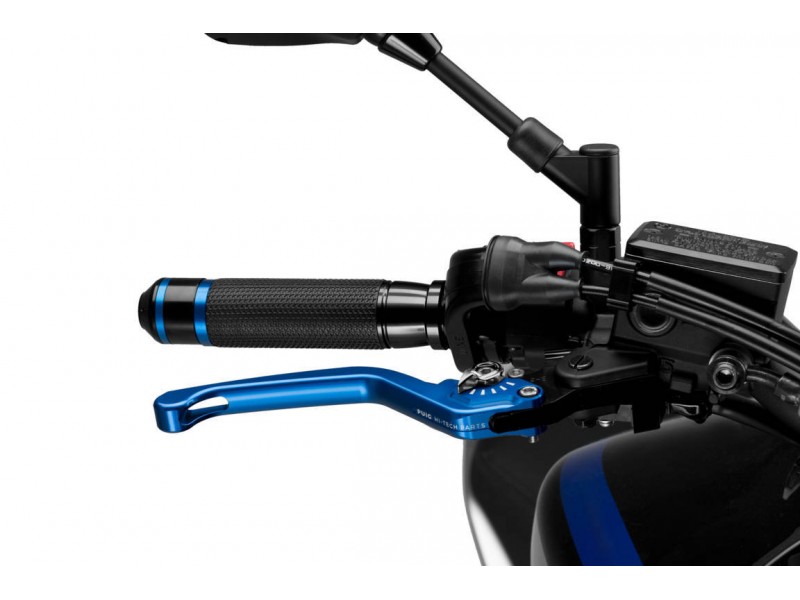 Brake lever without adapter PUIG 3.0 120AP lung albastru/argintiu