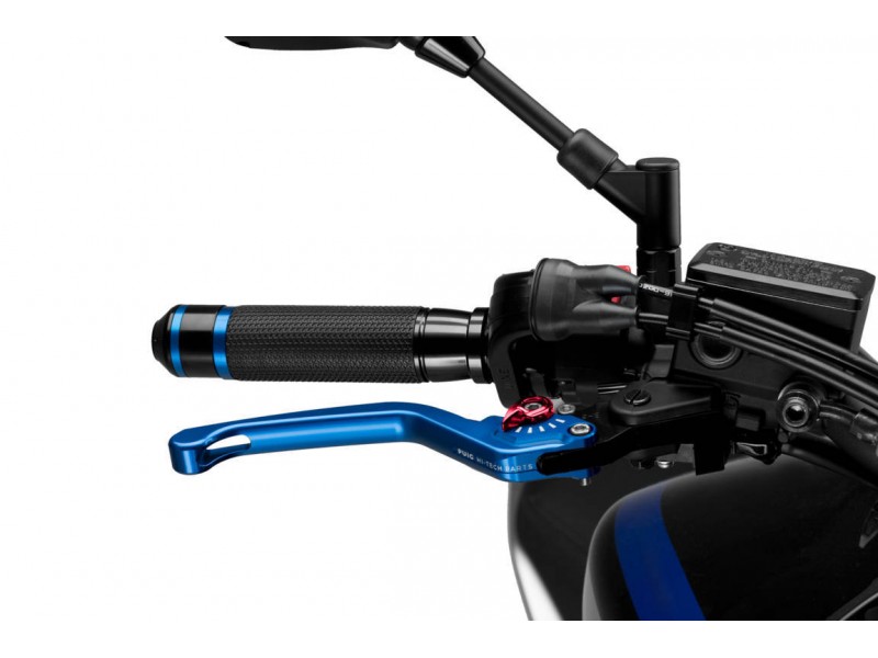 Brake lever without adapter PUIG 3.0 120AR lung blue/red