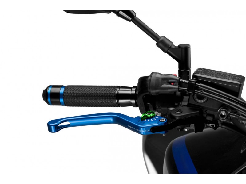 Brake lever without adapter PUIG 3.0 120AV lung blue/green