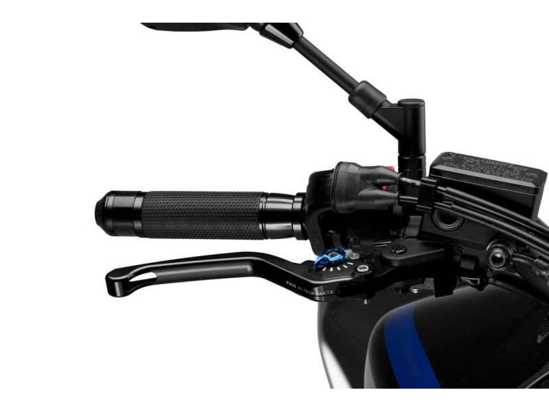 Brake lever without adapter PUIG 3.0 120NA lung negru/albastru