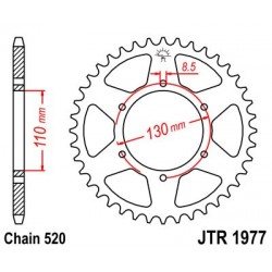 Foaie spate JT JTR 1977-48 48T, 520 Foaie spate JT JTR 1977-48 48T, 520