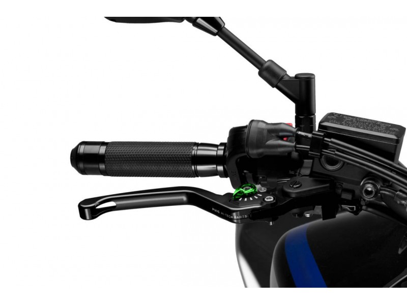 Brake lever without adapter PUIG 3.0 120NV lung negru/verde