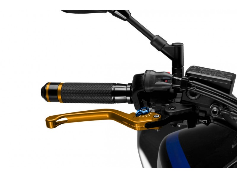 Brake lever without adapter PUIG 3.0 120OA lung gold/blue