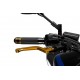 Brake lever without adapter PUIG 3.0 120OP lung gold/silver