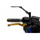 Brake lever without adapter PUIG 3.0 120OV lung gold/green