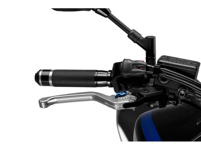 Brake lever without adapter PUIG 3.0 120PA lung silver/blue
