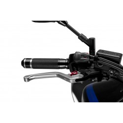 Brake lever without adapter PUIG 3.0 120PR lung silver/red Brake lever without adapter PUIG 3.0 120PR lung silver/red