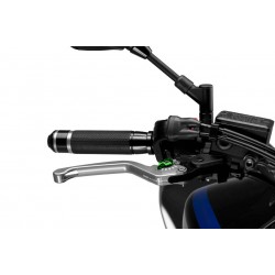 Brake lever without adapter PUIG 3.0 120PV lung silver/green Brake lever without adapter PUIG 3.0 120PV lung silver/green
