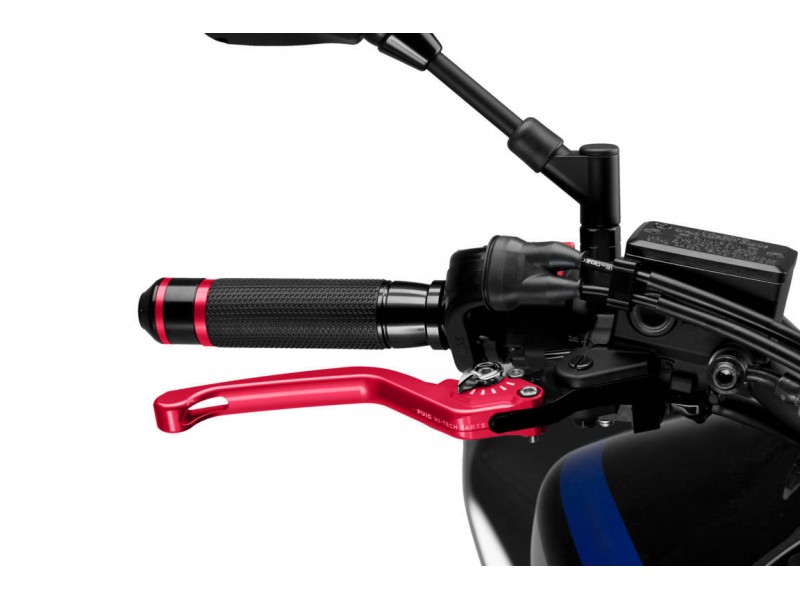 Brake lever without adapter PUIG 3.0 120RP lung red/silver