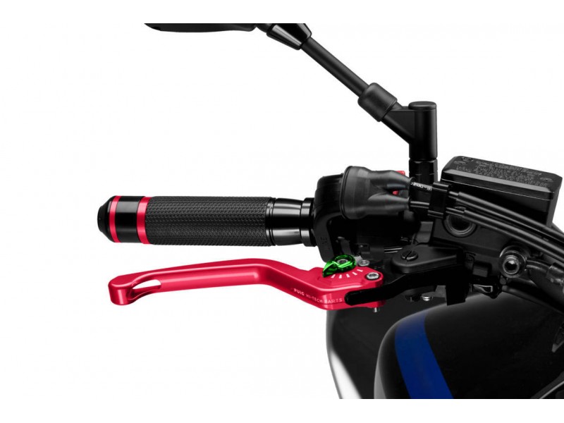 Brake lever without adapter PUIG 3.0 120RV lung red/green