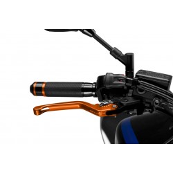 Brake lever without adapter PUIG 3.0 120TP lung orange/silver Brake lever without adapter PUIG 3.0 120TP lung orange/silver