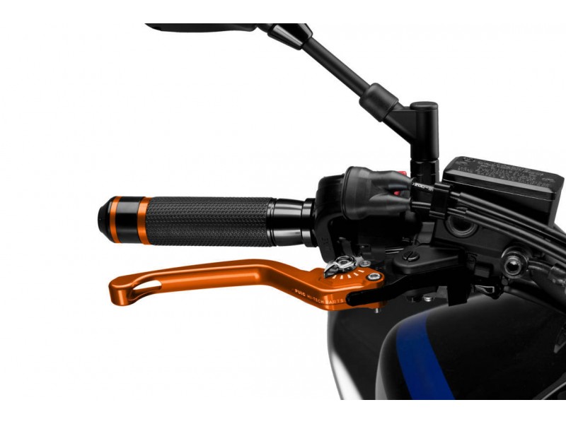 Brake lever without adapter PUIG 3.0 120TP lung orange/silver