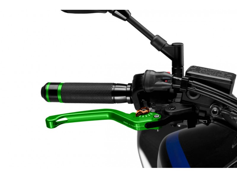 Brake lever without adapter PUIG 3.0 120VT lung green/orange