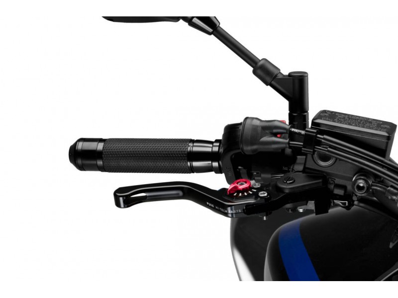 Brake lever without adapter PUIG 3.0 130NR standard negru/rosu