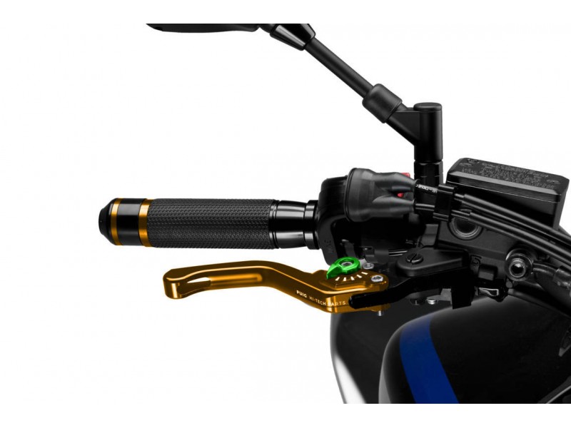 Brake lever without adapter PUIG 3.0 130OV standard gold/green