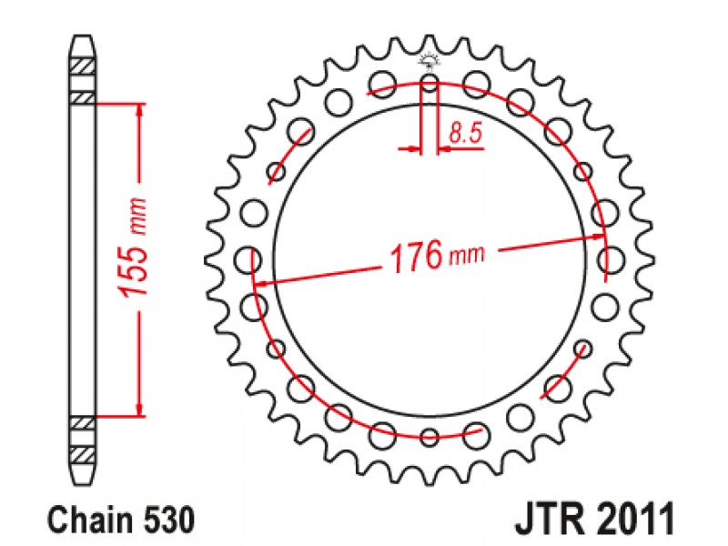 Foaie spate JT JTR 2011-45 45T, 530 Foaie spate JT JTR 2011-45 45T, 530