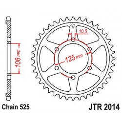 Foaie spate JT JTR 2014-47 47T, 525 Foaie spate JT JTR 2014-47 47T, 525