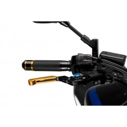 Brake lever without adapter PUIG 3.0 14ONA extendable folding gold/blue Brake lever without adapter PUIG 3.0 14ONA extendable folding gold/blue