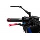 Brake lever without adapter PUIG 3.0 14RNA extendable folding red/blue