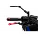 Brake lever without adapter PUIG 3.0 14RNN extendable folding red/black