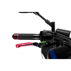 Brake lever without adapter PUIG 3.0 14RNV extendable folding red/green Brake lever without adapter PUIG 3.0 14RNV extendable folding red/green