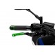 Brake lever without adapter PUIG 3.0 14VNP extendable folding green/silver