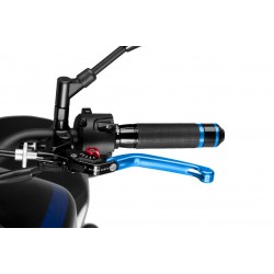 Clutch lever without adapter PUIG 3.0 210AR foldable blue/red Clutch lever without adapter PUIG 3.0 210AR foldable blue/red
