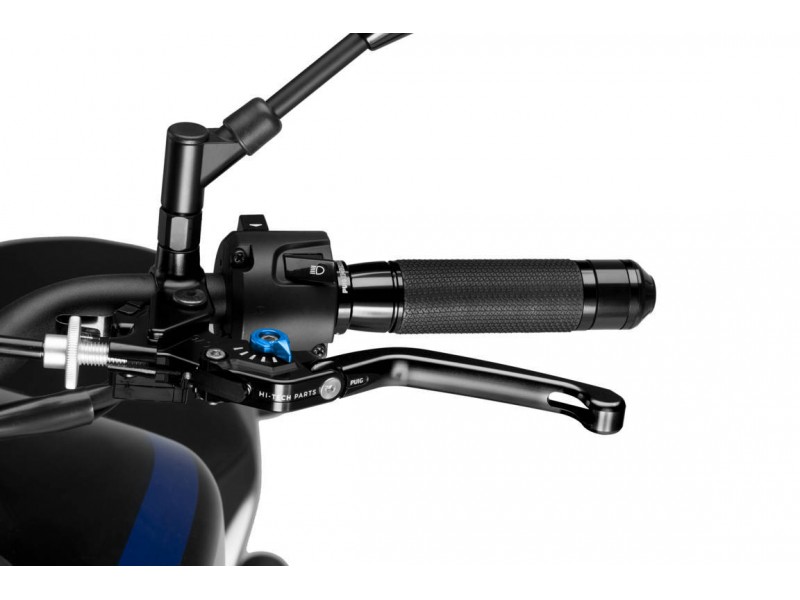 Clutch lever without adapter PUIG 3.0 210NA foldable negru/albastru