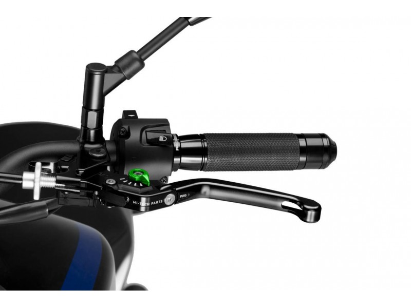 Clutch lever without adapter PUIG 3.0 210NV foldable negru/verde