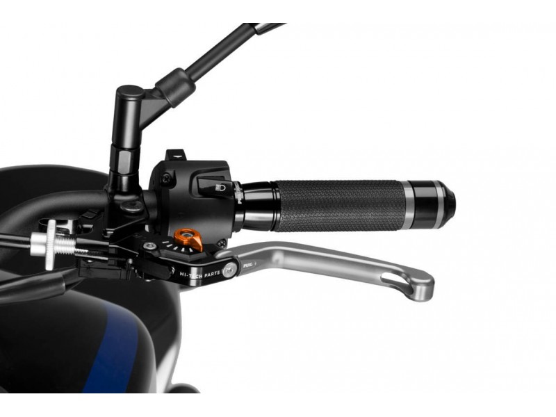 Clutch lever without adapter PUIG 3.0 210PT foldable silver/orange