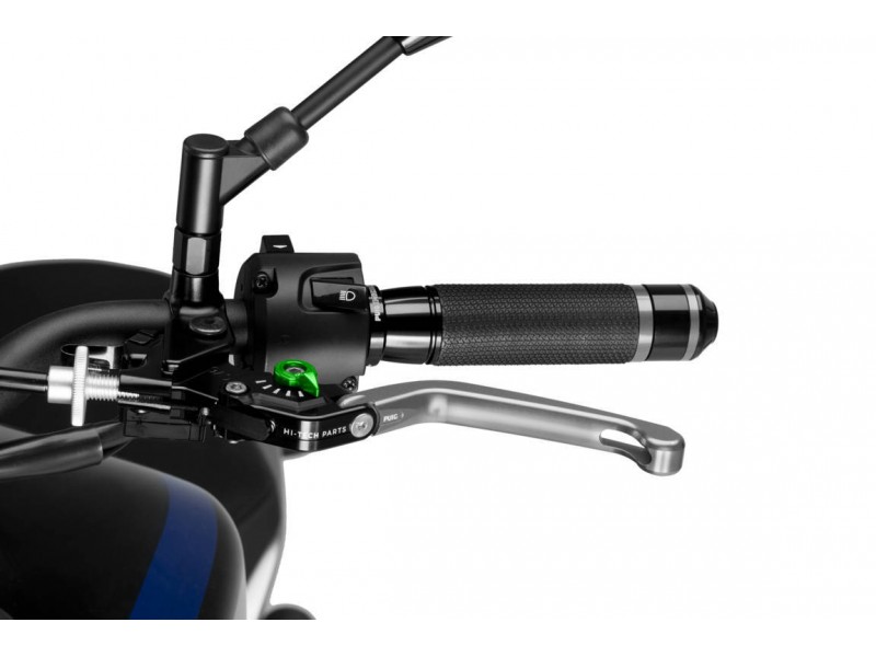 Clutch lever without adapter PUIG 3.0 210PV foldable silver/green
