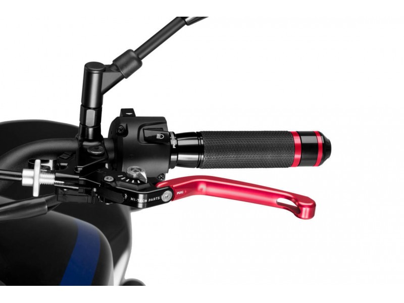 Clutch lever without adapter PUIG 3.0 210RP foldable red/silver