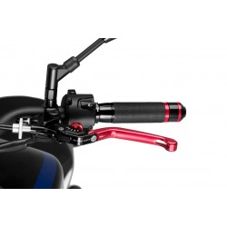 Clutch lever without adapter PUIG 3.0 210RR foldable red/red Clutch lever without adapter PUIG 3.0 210RR foldable red/red