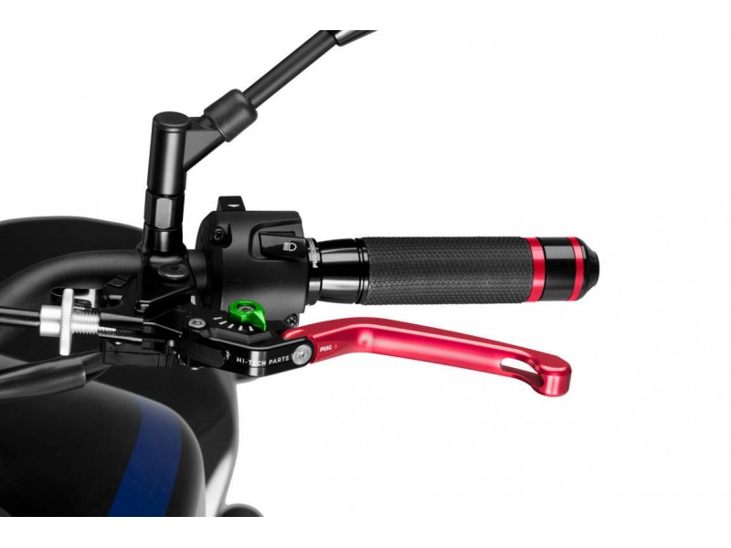 Clutch lever without adapter PUIG 3.0 210RV foldable red/green