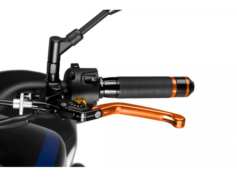Clutch lever without adapter PUIG 3.0 210TO foldable orange/gold