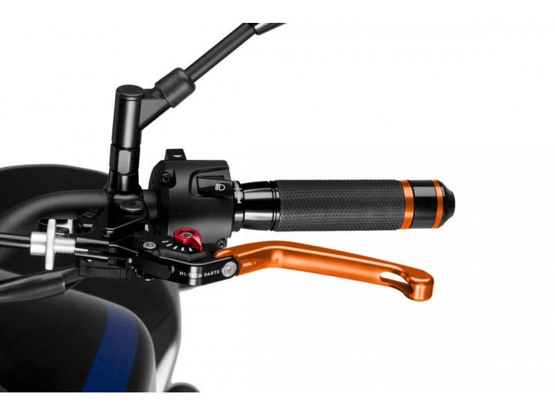Clutch lever without adapter PUIG 3.0 210TR foldable orange/red