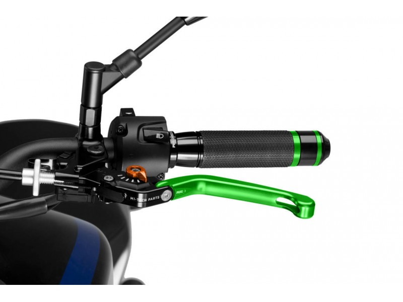 Clutch lever without adapter PUIG 3.0 210VT foldable green/orange